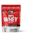 Whey Protein 100 Concentrado Refil 900g Sabor Leite FTW