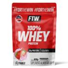 Whey Protein 100 Concentrado Refil 900g Sabor Morango FTW