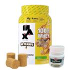 Whey Protein 100% Dr Peanut Pote 900g Max Titanium Suplemento Em Pó Sabores Wei Proteim Treino Força + Dose Diversas Vitafor