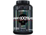 Whey Protein Concentrado Hidrolisado Isolado - Black Skull 100% HD 900g Morango