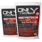 Whey Protein Concentrado Isolado Hidrolisado 3W 2Kg Morango