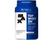 Whey Protein Concentrado Isolado Hidrolisado - Max Titanium Top Whey 3W 900g Morango