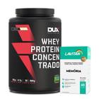 Whey Protein Concentrado - Pote 900G - Dux Nutrition + Memória 60 caps Lavitan