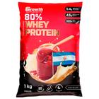 Whey Protein Doce de Leite Argentino 80% Proteína Concentrado 1Kg Growth Suplementos Original