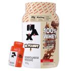Whey Protein Dr. Peanut 100% - 900g + Fire Black - 60 Cáps - Max Titanium