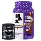 Whey Protein Dr. Peanut 100% - 900g - Max Titanium + Creatina Pura - 300g - Black Skull