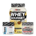 Whey Protein Gourmet Pote 907g + Creatina 300g + Glutamina 150g -FN Forbis