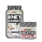 Whey Protein Gourmet Pote 907g + Creatina Power Explosion 300g - FN Forbis