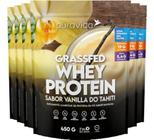 Whey Protein Grassfed Vanilla Do Tahiti 6 X 450g Puravida