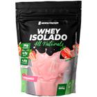 Whey Protein Isolado All Natural 900g Morango NewNutrition