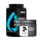 Whey Protein Isolado Diversos Sabores 900g - Dux Nutrition + Creatina 100g Max Titanium
