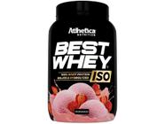 Whey Protein Isolado Hidrolisado Atlhetica - Nutrition Best Whey ISO 900g Morango