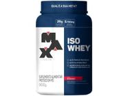 Whey Protein Isolado Max Titanium Iso 900g - Morango