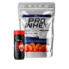 Whey Protein Refil 1Kg + Cafeína Fire 420mg 30 Tabletes - Pro Healthy