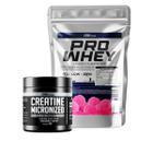 Whey Protein Refil 1Kg + Creatina Pura Micronizada 300g - Pro Healthy