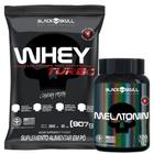 Whey Protein Turbo 907g + Melato nina Sub 120 Cap Black Skull