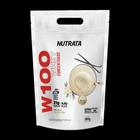 Whey Protein W100 Refil 900g Nutrata Sabor Creme de Baunilha