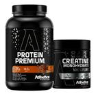 Whey Proteina Isolado Chocolate 900G Creatina Atlhetica