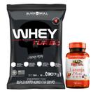 Whey Turbo - Refil - 907g - Black Skull + Laranja Moro - Rei Terra - 60 Cáps