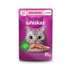 Whiskas sachê adulto salmão ao molho 85g