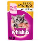 Whiskas Sachê Frango ao Molho - Gatos Filhotes de 2 a 12 Meses 85g