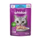 Whiskas Sache Gatos Adultos Sabor Atum 85g Ração Úmida