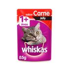 Whiskas Sache Jelly Adultos Carne - 85 Gr - MASTERFOODS