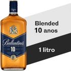 Whisky Ballantines 10 Anos Garrafa 1000 ml