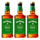 Whisky Jack Daniel's Maça Tennessee 1L - 3 Unidades