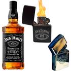 Whisky Jack Daniel's Old N7 com 2 Isqueiros modelo Zippo KIT