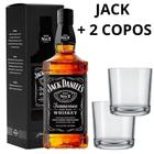 Whisky Jack Daniel's Old N7 Original com 2 copos de vidro KIT