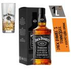 Whisky Jack Daniel's Old No7 1000 Ml Com Selo Original E Caixa + Copo Long Drink Vidro 330 Ml