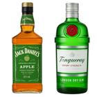 Whisky Jack Daniel's Tennesee Apple 1L + Gin Tanqueray London Dry 750ml