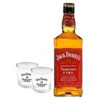 Whisky Jack Daniels Fire (canela) + 2 Copos