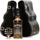 Whisky Jack Daniels Guitar case em couro Edição Limitada para presente e coleção
