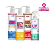 Widi Kit Juba Shampoo 500ml + Cond 500ml + Encaracolando 500ml + Revitalizando