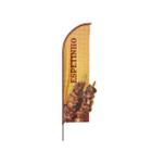 Wind Banner 3D Espetinho Dupla Face Com Haste 220X70Cm