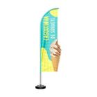 Wind Banner 3D Kit Completo Casquinha Sorvete Dupla Face - Prime Decor Festas