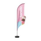 Wind Banner 3D Kit Completo Dupla Face Modelo Vela Temas