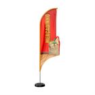 Wind Banner 3D Kit Completo Dupla Face Modelo Vela Temas