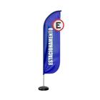 Wind Banner 3D Kit Completo Estacionamento ul Dupla Face