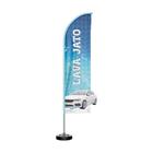 Wind Banner 3D Kit Completo Faca Dupla Face Vários Temas