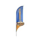 Wind Banner 3D Lanchonete Dupla Face Com Haste 220X70Cm