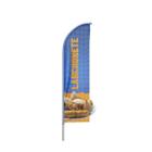 Wind Banner 3D Lanchonete Dupla Face Com Haste 220X70Cm - Prime Decor Festas