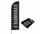 Wind Banner Bandeira Vento Dupla Face 2m Barbearia (tecido)