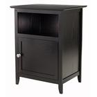 Winsome Wood Henry Accent Table, Preto