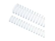 Wire-o Garra Duplo Anel 5/16" para 50 fls Ofício 3x1 Branco 100 und