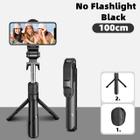 Wireless Selfie Stick Mini Tripé Dobrável Compatível ~ (Black - Lightbek Official Store