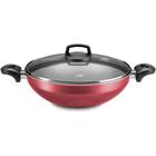 Wok Antiaderente Alumínio MTA Supra 28cm Cereja 4,3 Litros