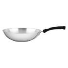 Wok Astro Silicone Em Aço Inox Com Fundo Triplo 28 Cm 3.3 Litros Tramontina